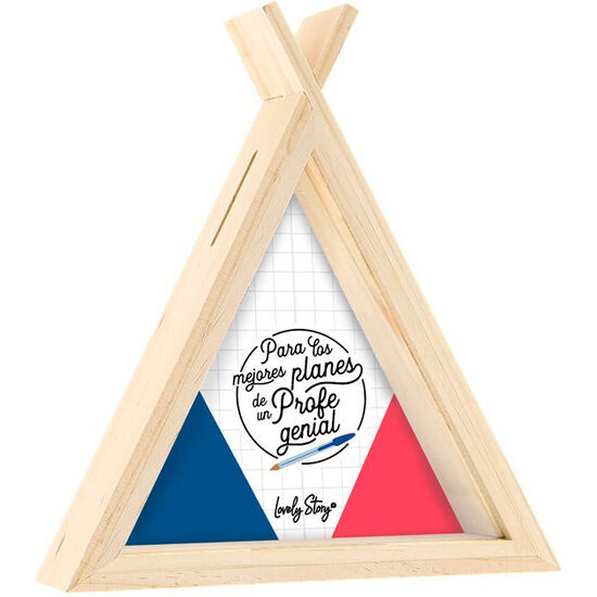 HUCHA TIPI - PARA LOS MEJORES PLANES DE UN PROFE GENIAL image 0