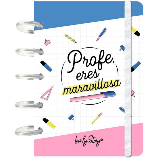CUADERNO A6 - PROFE ERES MARAVILLOSA image 0