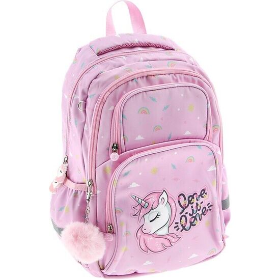 MOCHILA FANTASIA UNICORNIO 42CM image 0