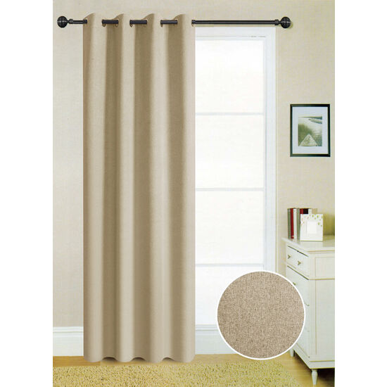 CORTINA BLACKOUT OLLADOS NIGHT HOST BEIGE image 0