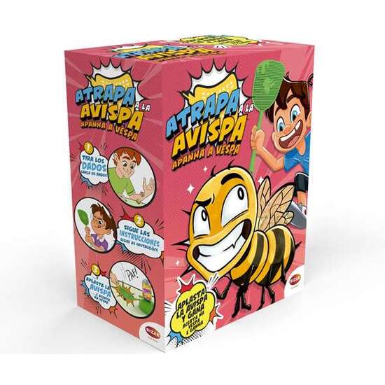 JUEGO ATRAPA A LA AVISPA.LANZA LOS DADOS Y DESCUBRE CUANTOS INTENTOS Y DE QUÉ FORMA DEBES JUGAR image 0
