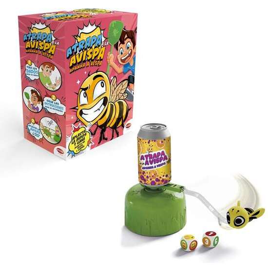 JUEGO ATRAPA A LA AVISPA.LANZA LOS DADOS Y DESCUBRE CUANTOS INTENTOS Y DE QUÉ FORMA DEBES JUGAR image 1