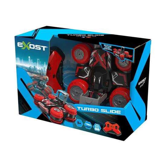 COCHE RADIO CONTROL EXOST TURBO SLIDE.GIRA LAS 4 RUEDAS 180° CON UN SOLO BOTÓN image 0