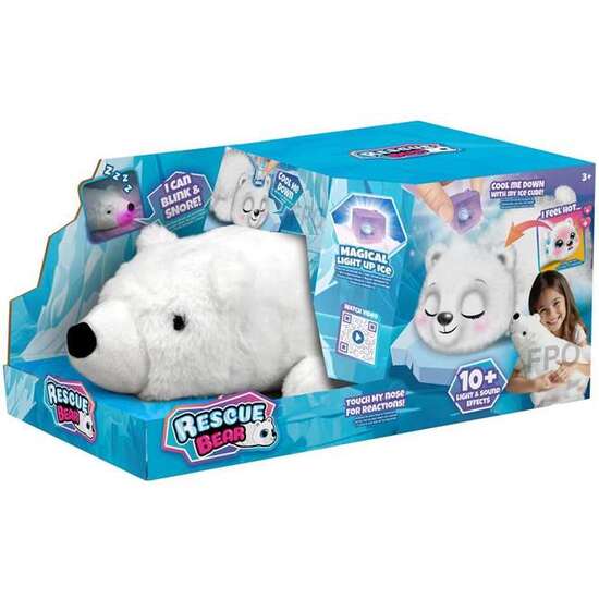 PELUCHE ELECTRÓNICO OSO POLAR.MUEVE SUS OJOS Y NARIZ ACOMPAÑADO DE LUCES Y SONIDOS MÁGICOS image 0