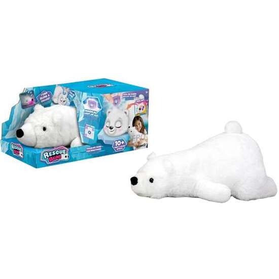 PELUCHE ELECTRÓNICO OSO POLAR.MUEVE SUS OJOS Y NARIZ ACOMPAÑADO DE LUCES Y SONIDOS MÁGICOS image 1