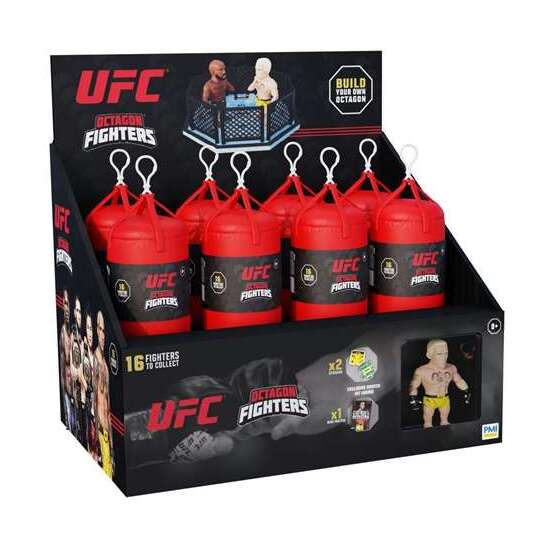 FIGURA ARTICULADA UFC PUNCHING BAG 7,5 CMS + SET LUCHA image 1