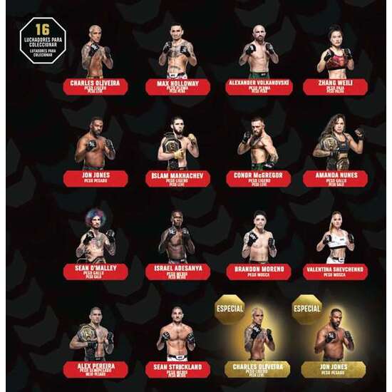 FIGURA ARTICULADA UFC PUNCHING BAG 7,5 CMS + SET LUCHA image 2