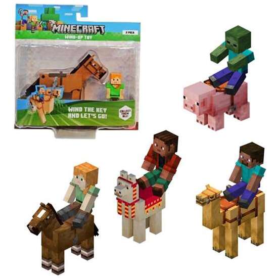 FIGURA Y ANIMAL MINECRAFT CON MOVIMIENTO.DALES CUERDA Y MÍRALOS MOVERSE image 1
