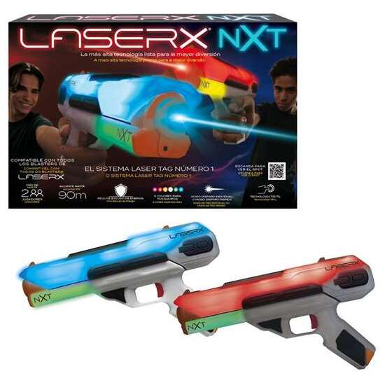 JUEGO LASERX NEXT LEVEL PACK DOBLE.ACTIVA EL ESCUDO DE ENERGÍA Y PROTÉGETE, CON 2 MODOS DE DISPARO image 3