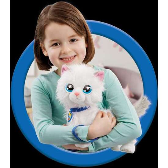PELUCHE GATITA MIMI MIMITOS.ACARÍCIALA Y EMPEZARÁ ANDAR Y MAULLAR image 1