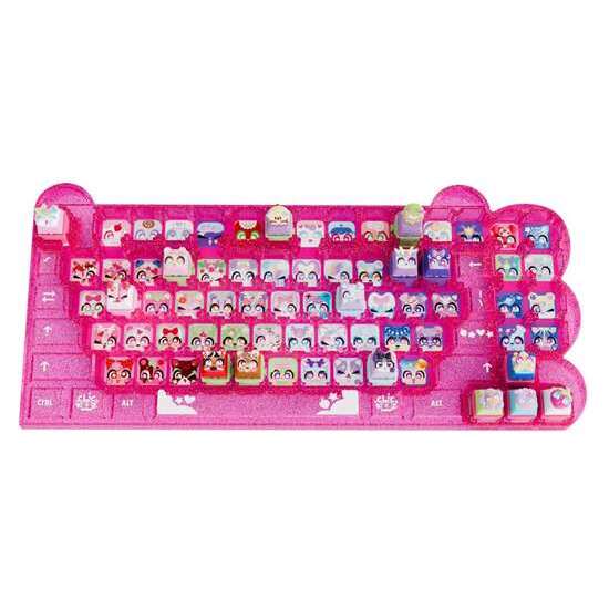 TECLADO CLICKEEZ KEYBOARD MEGA PACK.CON 15 CLICKEEZ DE PERSONAJES ADORABLES FÁCILES DE INSTALAR Y REEMPLAZAR image 2