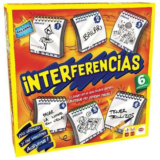 JUEGO INTERFERENCIAS, PARA TODA LA FAMILIA BASADO EN EL CLÁSICO JUEGO DEL TELÉFONO LOCO image 1