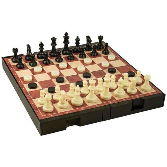 AJEDREZ - DAMAS - BACKGAMMON MAGNÉTICO image 1