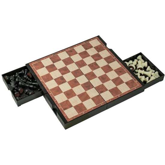 AJEDREZ - DAMAS - BACKGAMMON MAGNÉTICO image 3