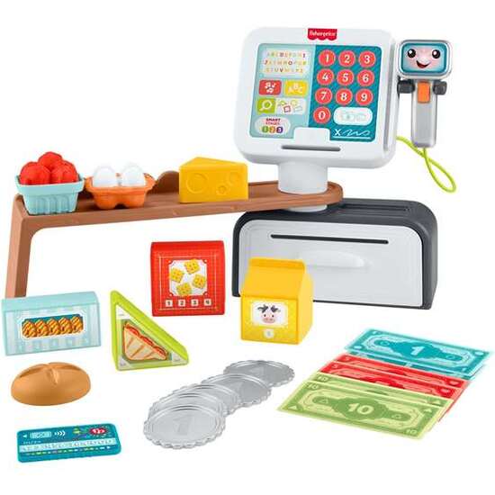 CAJA REGISTRADORA FISHER-PRICE CON CANCIONES , SONIDOS Y ACCESORIOS. 25X33X9 CM image 1