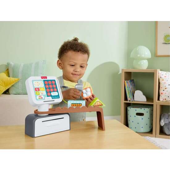 CAJA REGISTRADORA FISHER-PRICE CON CANCIONES , SONIDOS Y ACCESORIOS. 25X33X9 CM image 2