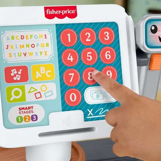 CAJA REGISTRADORA FISHER-PRICE CON CANCIONES , SONIDOS Y ACCESORIOS. 25X33X9 CM image 3