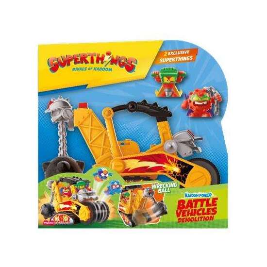 FIGURA SUPERTHINGS S BATTLE VEHICULO DEMOLICIÓN. INCLUYE 2 SUPERTHINGS EXCLUSIVOS. 20X19,5X9,2 CM image 0