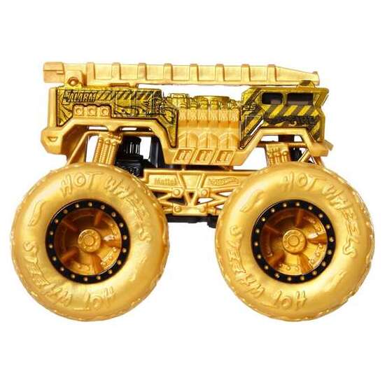 HOT WHEELS MONSTER TRUCKS COCHE DORADO REGALO image 0