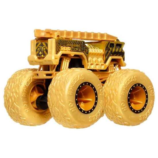 HOT WHEELS MONSTER TRUCKS COCHE DORADO REGALO image 1