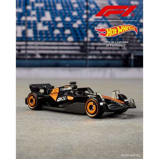 COVHR HOT WHEELS PACK CON 5 VEHÍCULOS F1 ESCALA 1:64. image 1