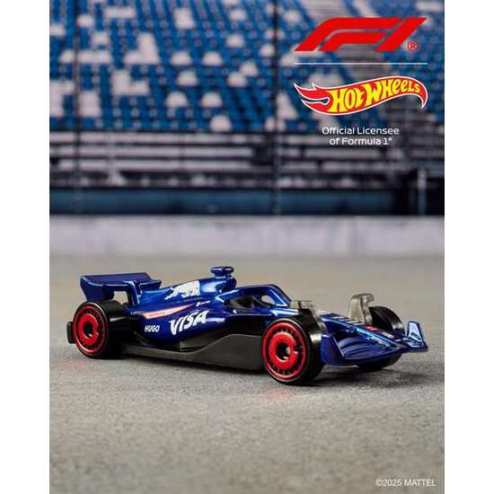 COVHR HOT WHEELS PACK CON 5 VEHÍCULOS F1 ESCALA 1:64. image 2