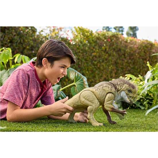 DINOSAURIO JURASSIC WORLD SAGA VILLANO MUTANTE CON SONIDOS.25,40X55,88X17,78 CM image 1