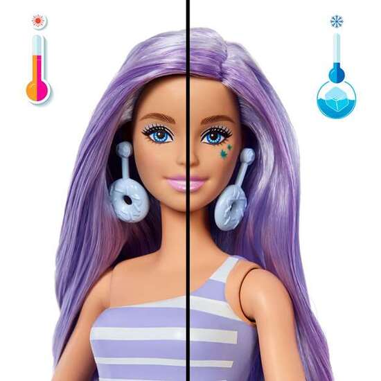 MUÑECA SORPRESA BARBIE POP REVEAL CON VASO MORADO. INCLUYE 8 SORPRESAS - MODELOS SURTIDOS image 2