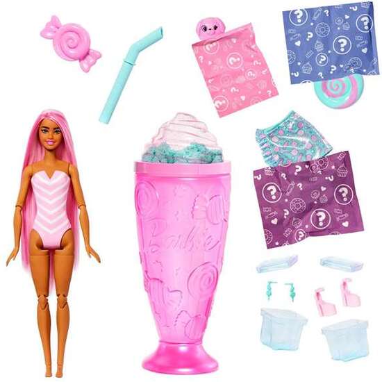 MUÑECA SORPRESA BARBIE POP REVEAL CON VASO ROSA. INCLUYE 8 SORPRESAS. image 3