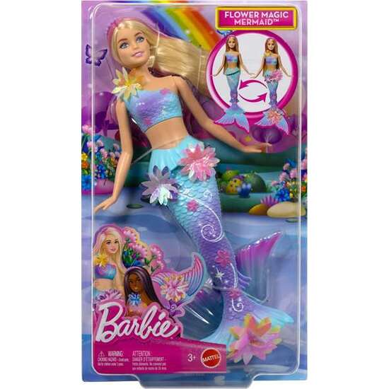 MUÑECA BARBIE SIRENA FLORECE RUBIA image 0