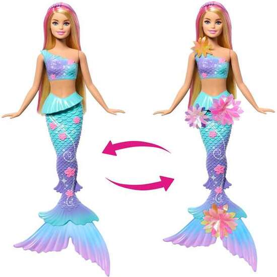 MUÑECA BARBIE SIRENA FLORECE RUBIA image 4