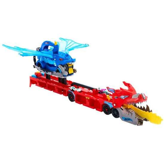 VEHICULOHOT WHEELS CITY DRAGÓN TRANSPORTADOR. INCLUYE 2 COCHES. image 5