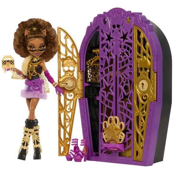 MUÑECA MONSTER HIGH SKULLTIMATE SECRETS CLAWDEEN. CON ARMARIO Y MAS DE 19 SORPRESAS. image 0