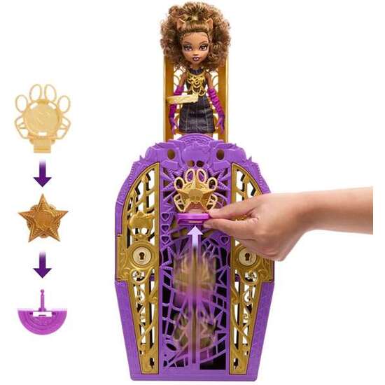 MUÑECA MONSTER HIGH SKULLTIMATE SECRETS CLAWDEEN. CON ARMARIO Y MAS DE 19 SORPRESAS. image 1