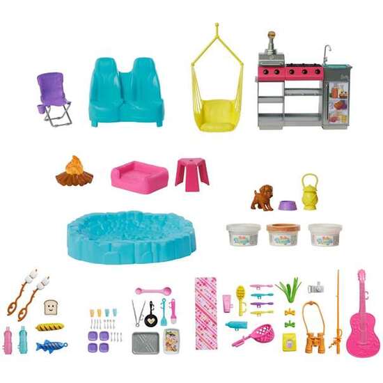 SUPERCARAVANA BARBIE 2025. CUENTA CON7 ZONAS DE JUEGO Y MÁS DE 6 ACCESORIOS. 88X37,30X52.40 CM image 5