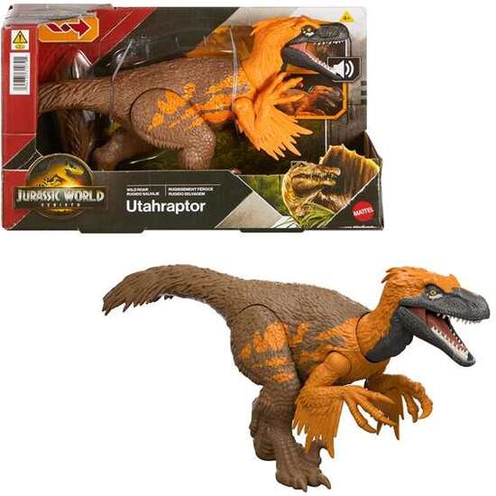 DINOSAURIO JURASSIC WORLD WILD ROAR. 32X10X5,25 CM - MODELOS SURTIDOS image 2