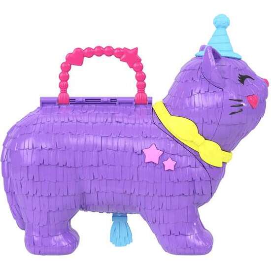 COFRE PARA MINI MUÑECAS GATITO PIÑATA PARTYLAND POLLY POCKET .INCLUYE 23 ACCESORIOS SORPRESA. image 3