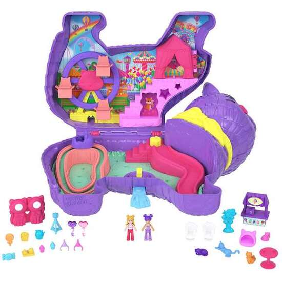 COFRE PARA MINI MUÑECAS GATITO PIÑATA PARTYLAND POLLY POCKET .INCLUYE 23 ACCESORIOS SORPRESA. image 5