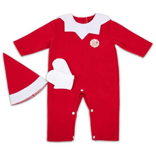 DISFRAZ SCOUT ELF 7-12 M GORRO, MONO Y MANOPLAS image 3