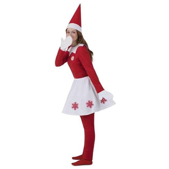DISFRAZ SCOUT ELF M GORRO, CAMISETA, MANOPLAS, FALDA Y MALLAS image 0