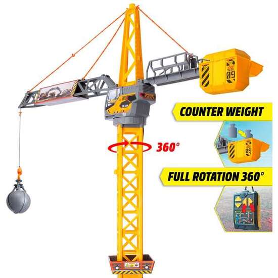 GRÚA RADIO CONTROL MIGHTY CRANE 110 CM. GIRA 360 GRADOS. image 3