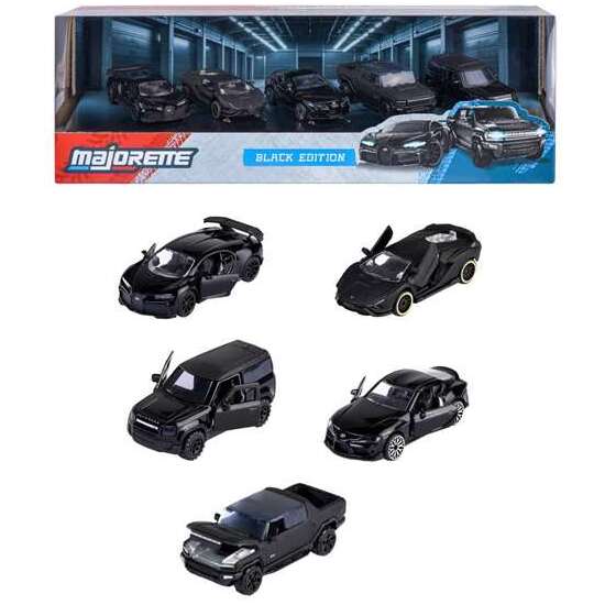 COCHES NEGROS BLACK EDITION GIFTPACK PACK CON 5 COCHES image 0