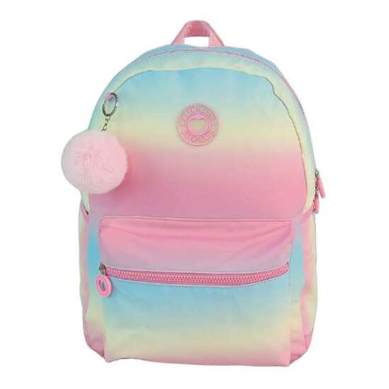 MOCHILA AMERICANO BLIN BLIN GRADIENT PINK.  44 X 31 X 14 CM. image 0