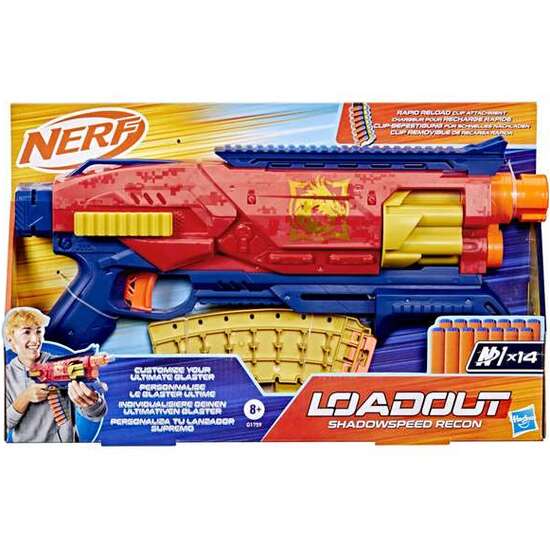 PISTOLA NERF LOAD OUT SHADOWSPEED RECON , CAPACIDAD 14 DARDOS image 0