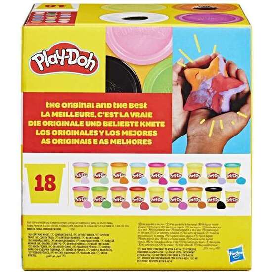 PACK 18 BOTES PLAY-DOH image 1