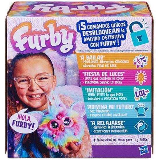 FURBY DJ RAINBOW, MÁS DE 1000 INTERACCIONES, CUERPO ARCO IRIIS LUMINOSO Y 5 MODOS DE JUEGO image 3