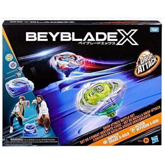 BEYBLADE ESTADIO PREMIUM DROP ATTACK. INCLUYE DOS PEONZAS Y LANZADOR image 0
