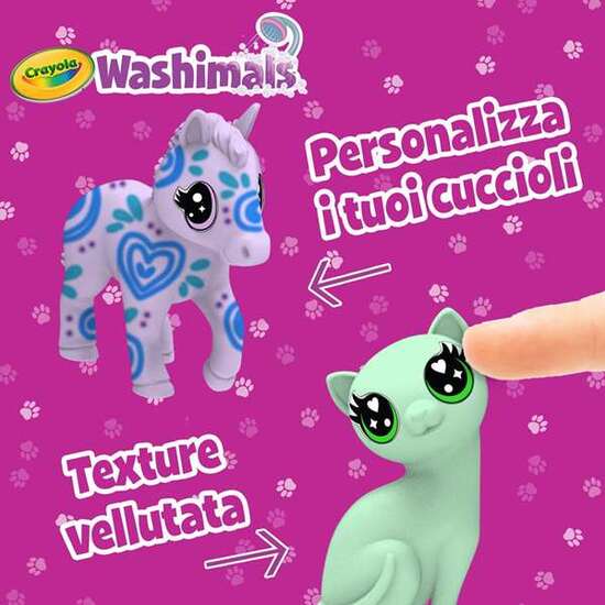 WASHIMALS PETS - SET 3 MASCOTAS COLORES PASTEL image 2