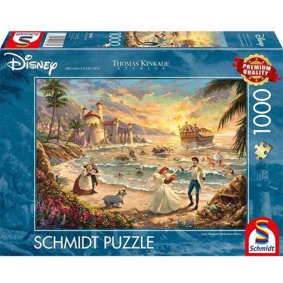 PUZZLE 1000 PIEZA DISNEY, SIRENITA CELEBRACIÓN DEL AMOR image 0