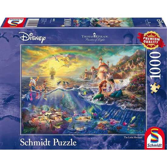 PUZZLE 1000 PIEZAS DISNEY KLEINE MEERJUNGFRAU, ARIELLE image 0
